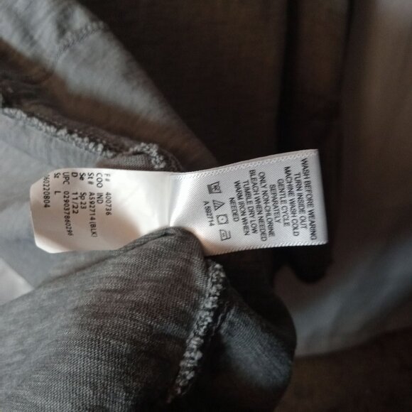 Logo Lori Goldstein Womens Gray Elbow Sleeve Tunic Top Pockets Size L  A592714 - Picture 10 of 14